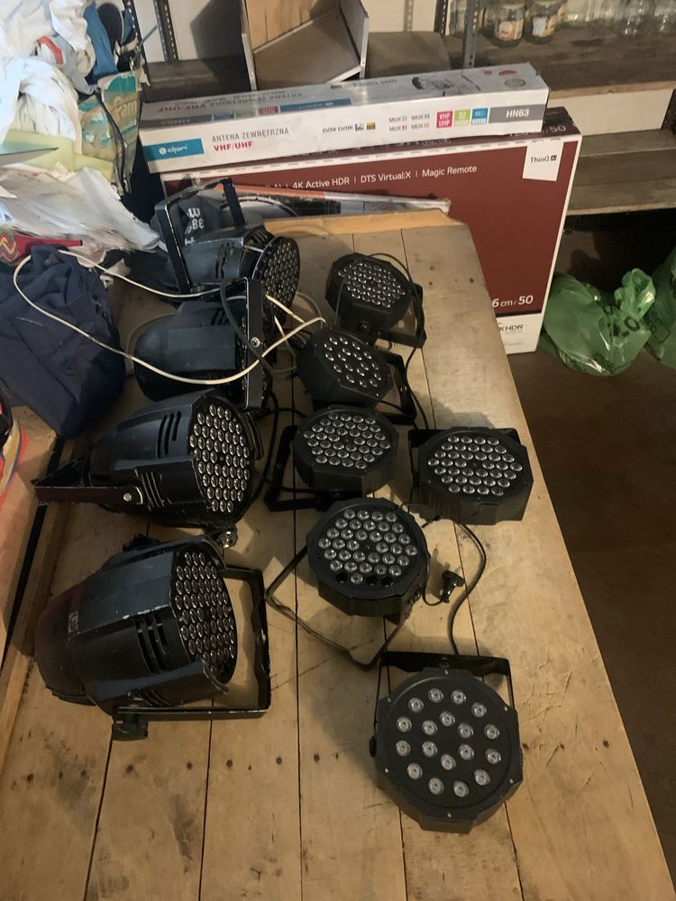 Par led oswietlenie sceniczne lampy lampki pary light4me