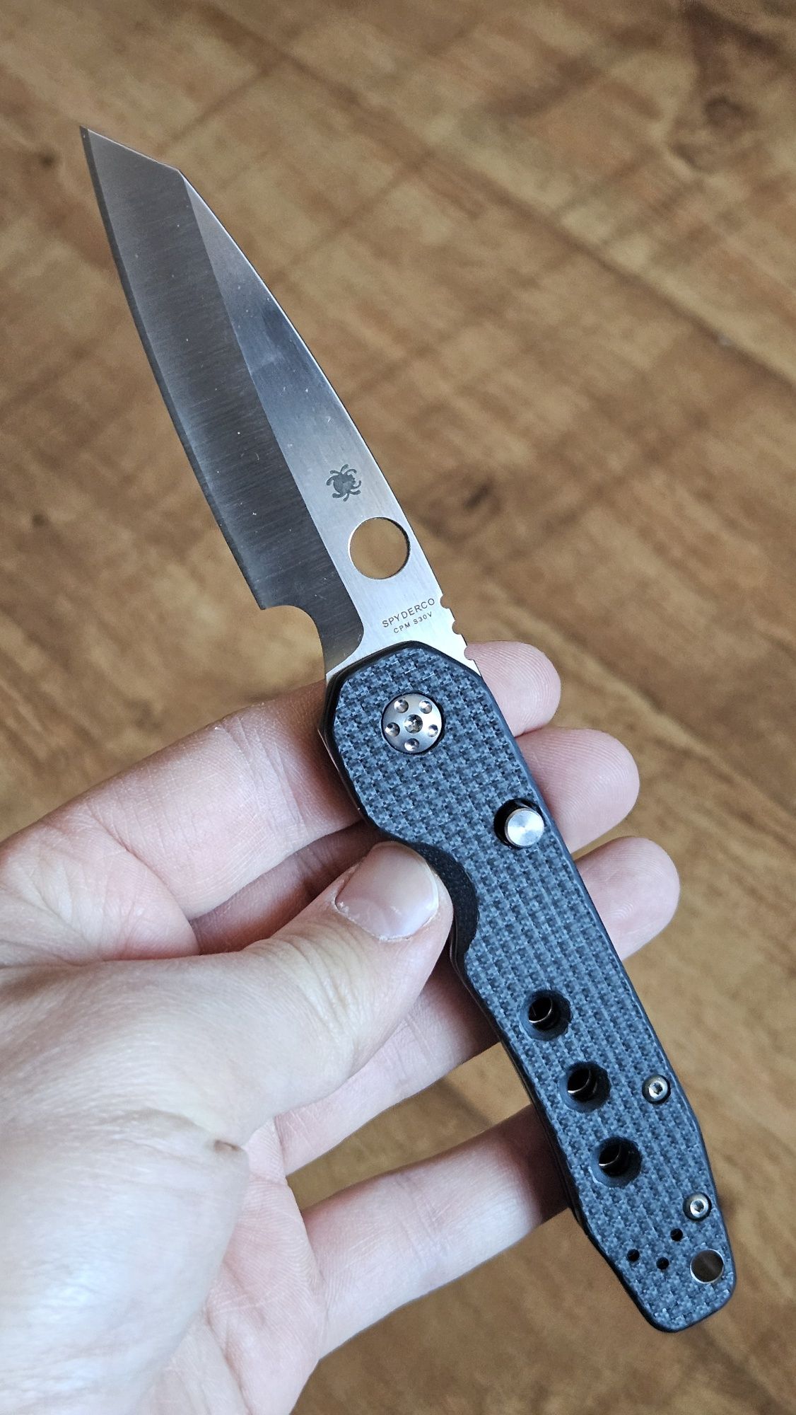Nóż składany Folder Spyderco Smock Oryginał S30V
