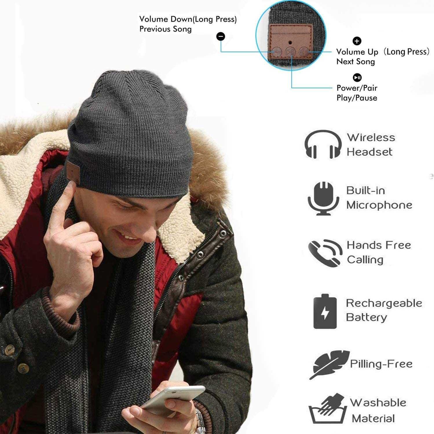 Gorro Bluetooth 5.0 presentes originais, novo