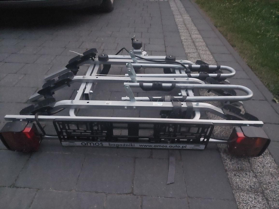 Bagażnik rowerowy platforma na hak na 3 rowery AMOS