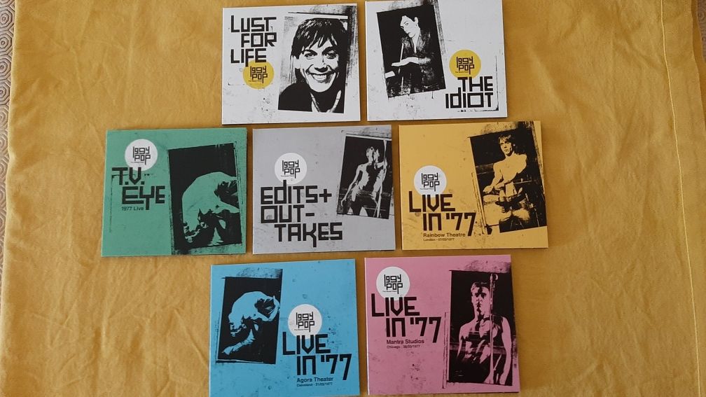 Iggy Pop - The Bowie Years - box com 7 cds