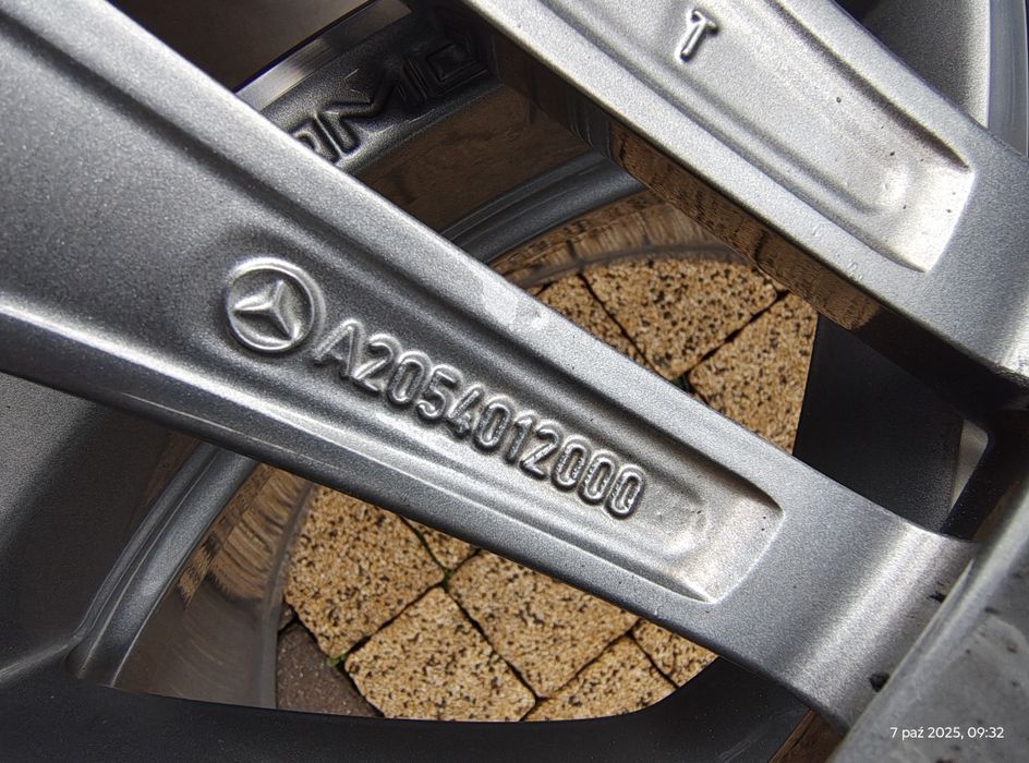 19 Mercedes AMG W205 5x112 9,5J et56  A205401.2000 na sztuki