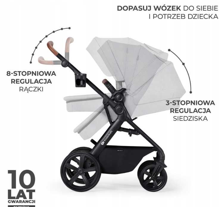 nowy Wózek 3w1 Kinderkraft A-TOUR od 0 do 4 lat