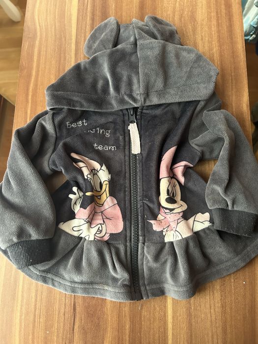 Bluza szara dla dziewczynki z myszka mini i daisy 74 Disney Baby