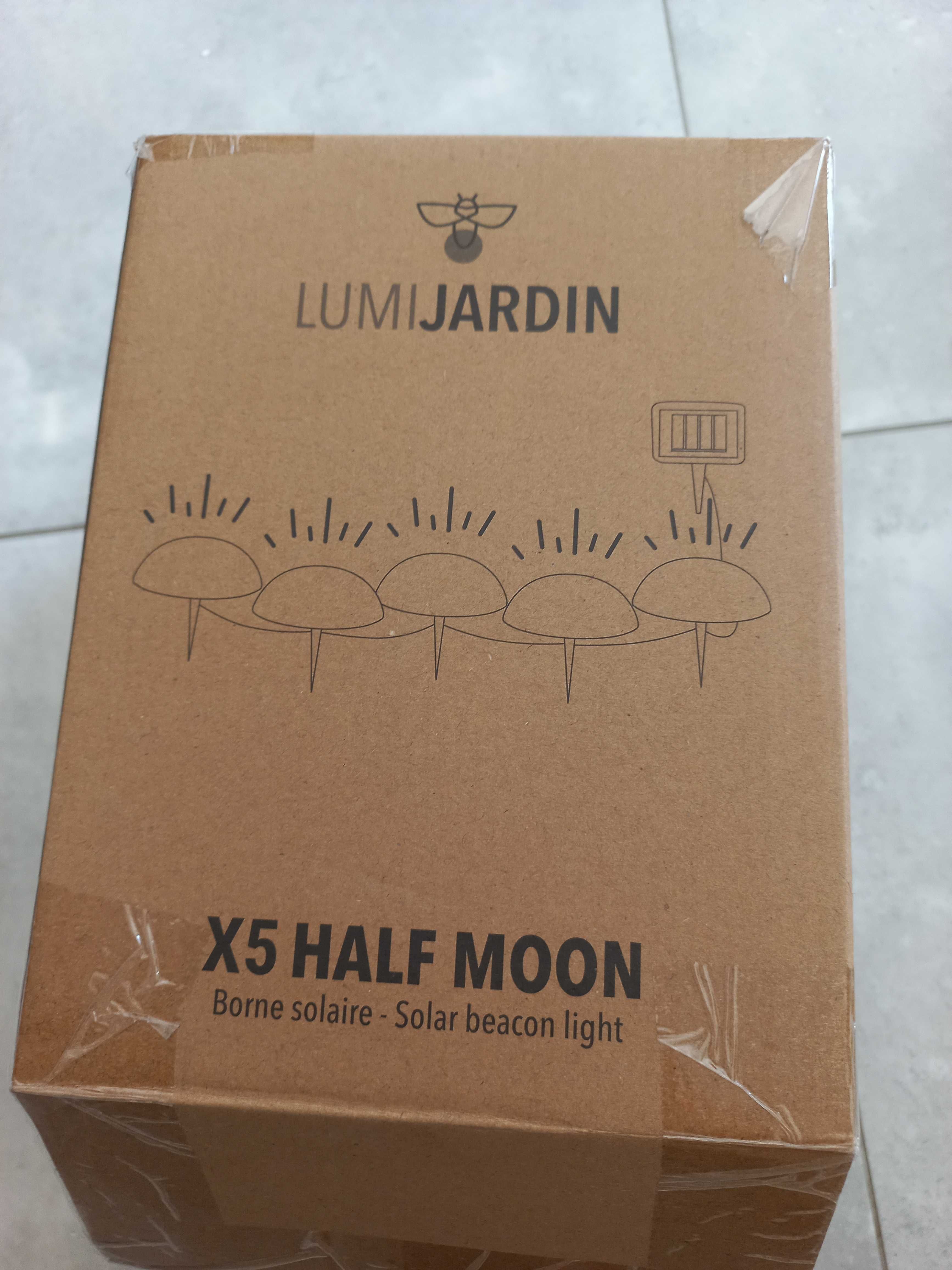 Lampki ogrodowe solar LumiJardin 5 half moon
