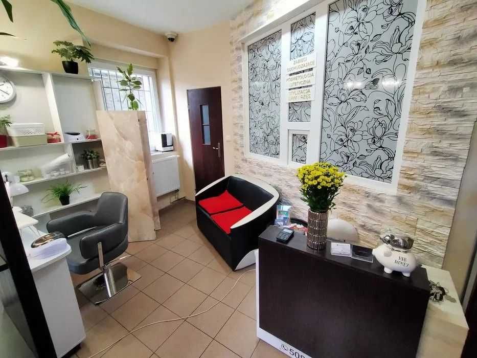 W pełni wyposażony i umeblowany salon kosmetyczny – gotowy do pracy