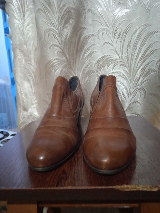 Туфлі шкіряні демісезонні, устілка 25,5 см