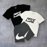Nike комплект | Футболка + шорти BIG Swoosh | ТОП на літо 2025