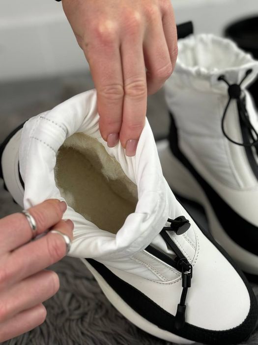 Дутики непромокашки, сірі, білі, чорні