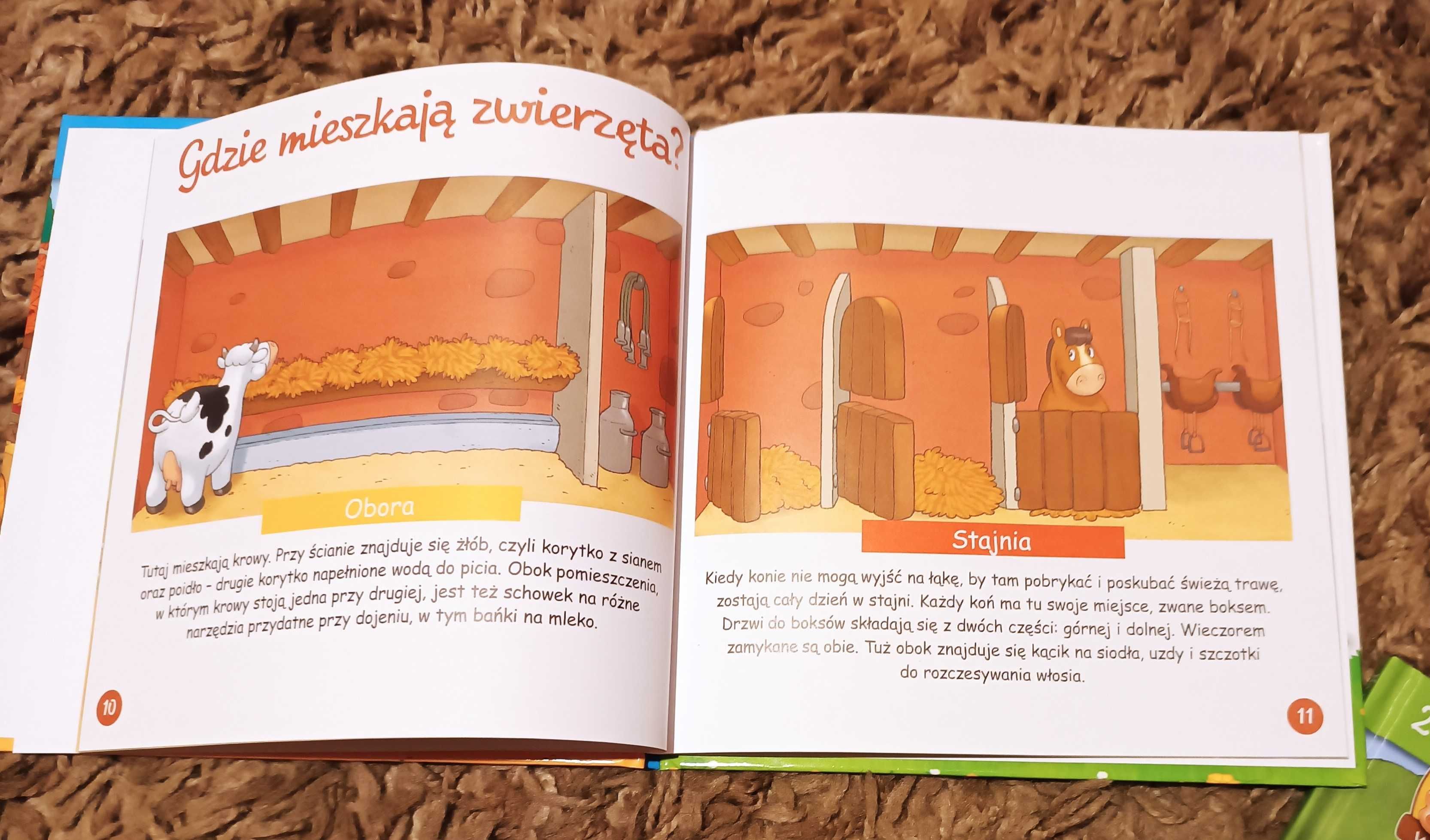 zestaw NOWYCH książek dla dzieci z serii "Wesoła farma"