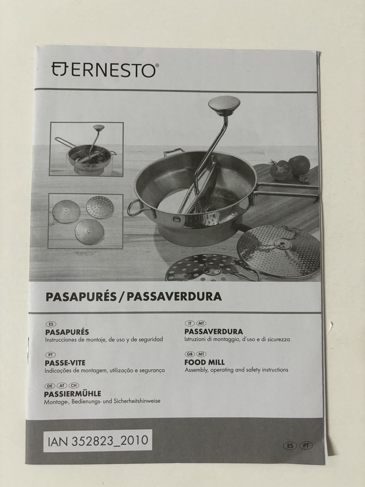 Passe vite Ernesto