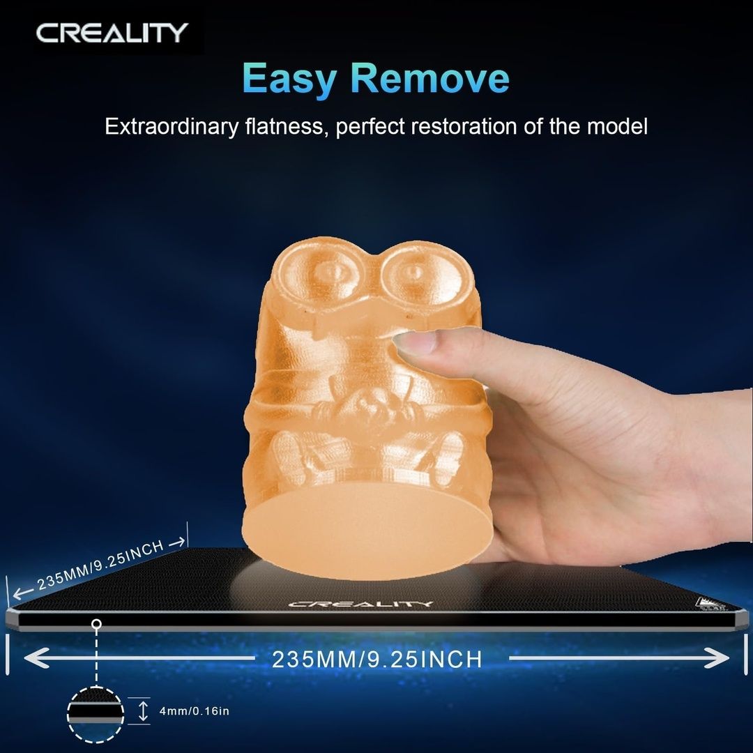 Podkładka CREALITY 3D szkłoSzyba Ender 235 x 235 mm.

Oryginalna podkł