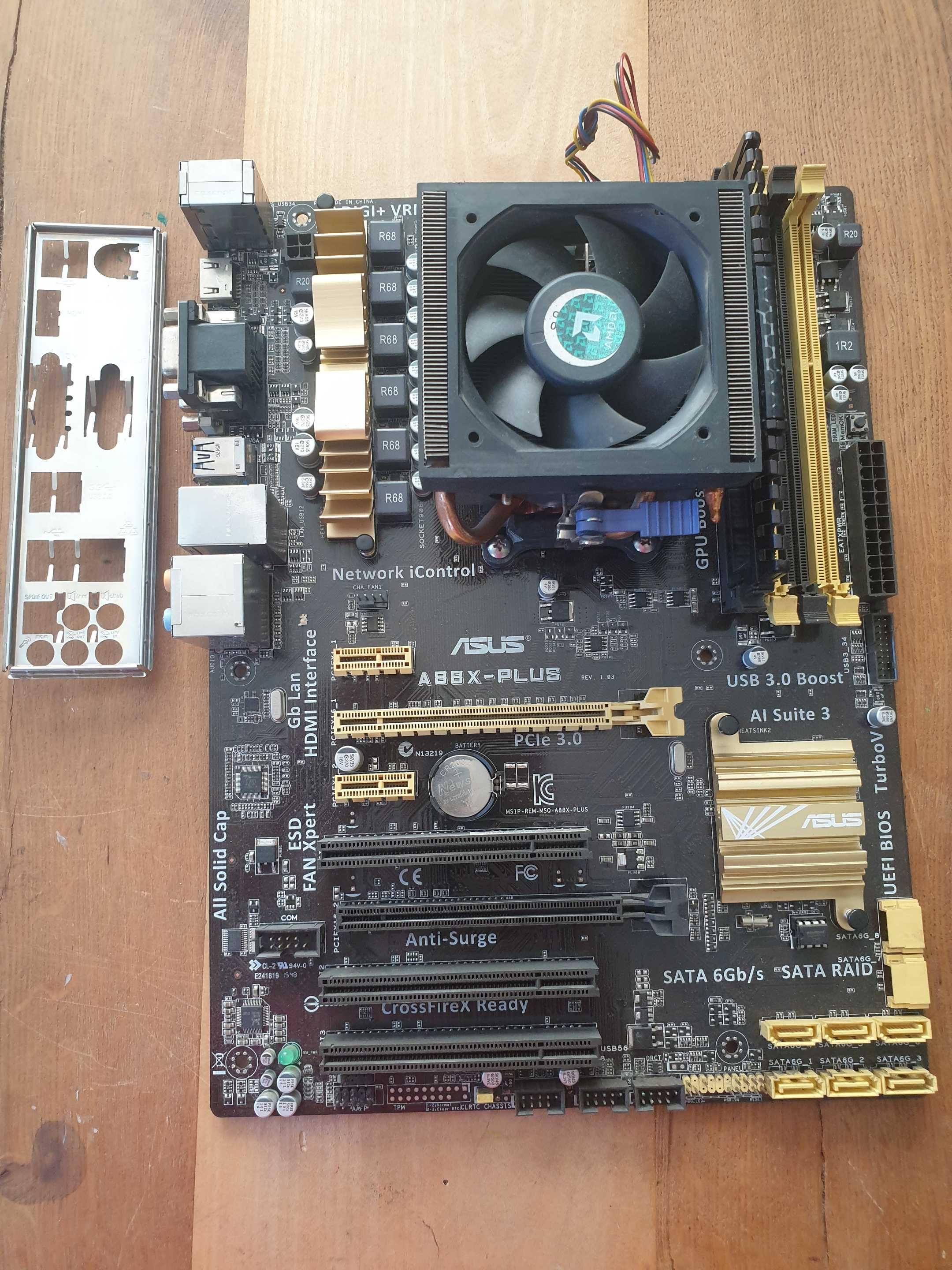 Asus A88X-plus, A6 7400k, 4gb ram