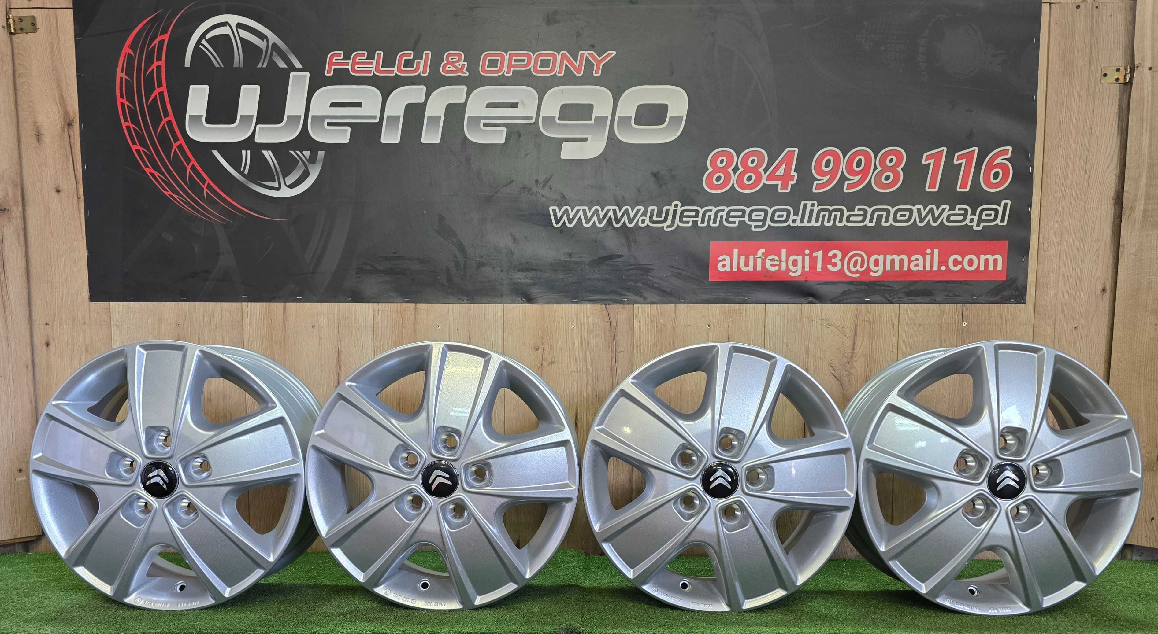 NOWE ALUFELGI CITROEN 16x5x118 - Jumper - Wzmacniana 1600KG na Felgę
