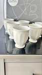 Rosenthal 6 kubkow biala Maria 0,3 l