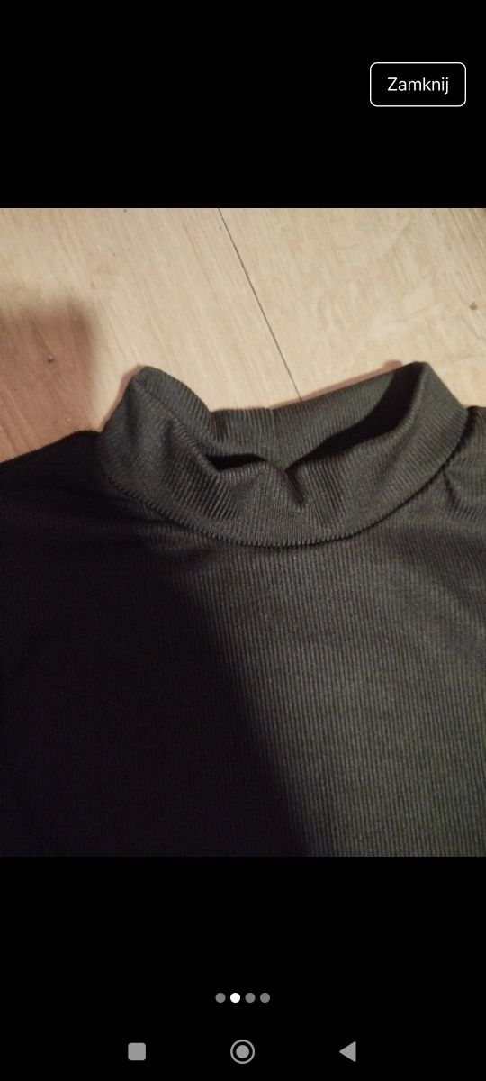 Czarny top Cropp top L