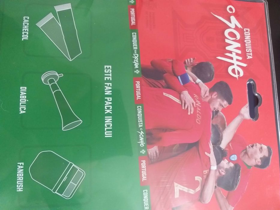 Pack oficial de apoio à seleção - Conquista o Sonho -Fan Pack Portugal