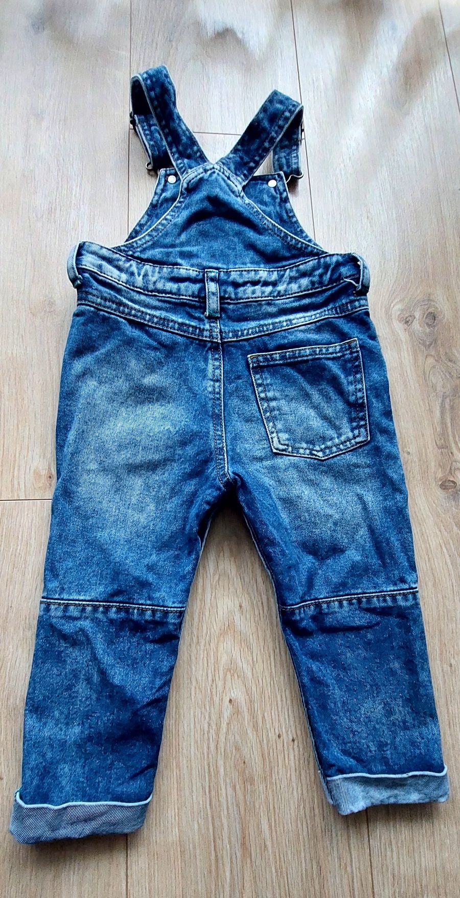 Ogrodniczki jeansowe chłopięce 92cm
