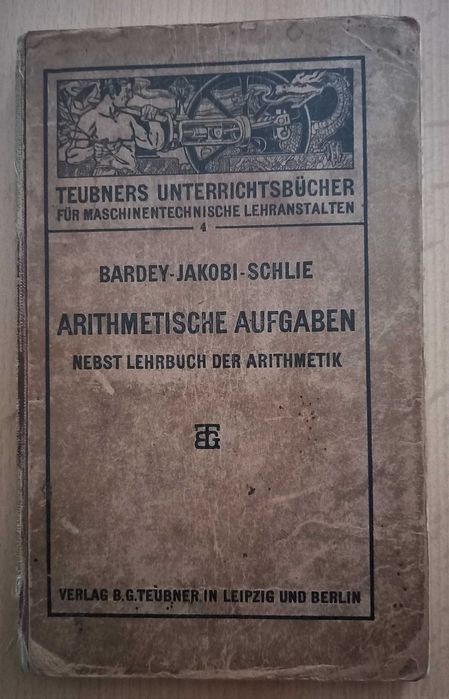 książka - Aritmetische aufgaben nebst lehrbuch der arithmetik