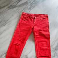 Czerwone spodnie marki Gucci jak nowe denim jeans oryginalne