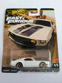 Hot Wheels Premium 1969 Ford Mustang Boss 302 - Fast & Furious