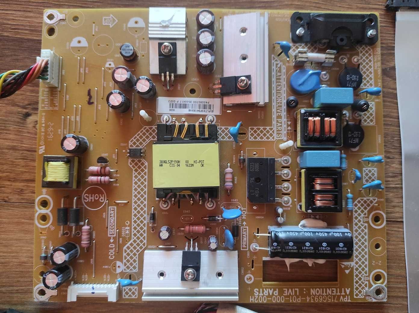 Philips 40PFH4101/88 płyta główna zasilacz logika części.