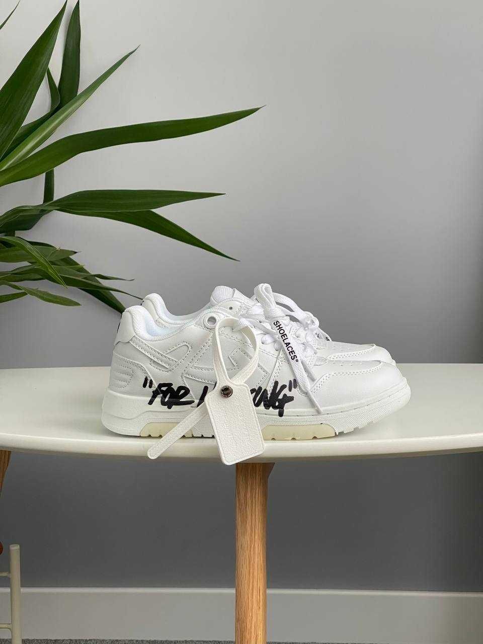 Кросівки Off-White For Walking Black Logo premium