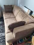 Sofa dwuosobowa do spania z pojemnikiem na pościel