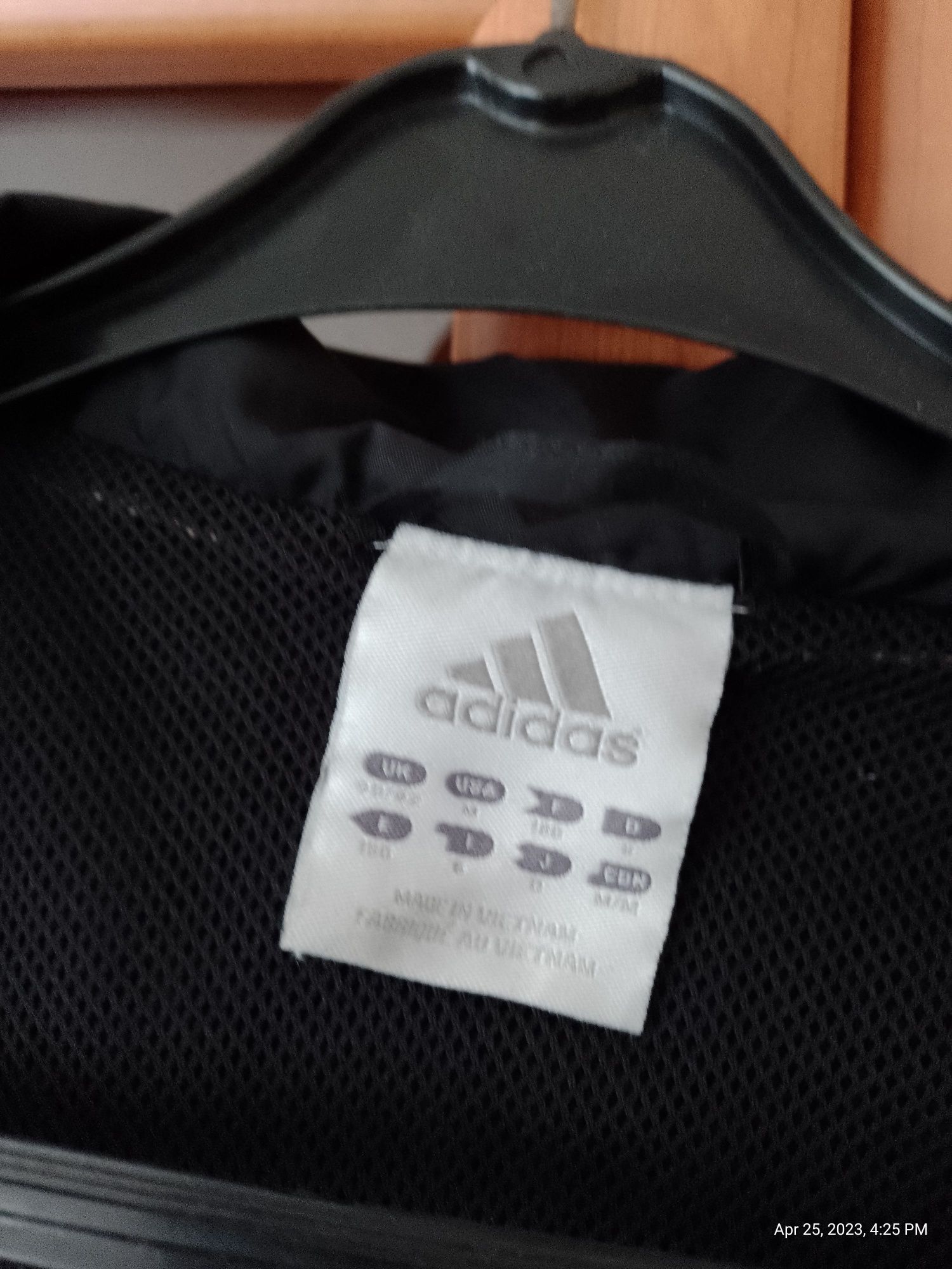 Kurtka,bluza Adidas przeciw deszczowa kaptur