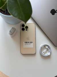 iPhone 14 Pro Max Gold 128Gb ZESTAW Bateria 98%