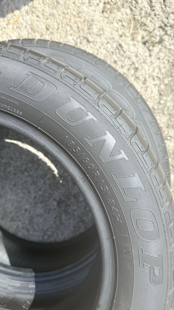 Pneus 185/60r15 Dunlop SP Sport 01 com 80% piso