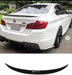 Спойлер BMW style M5 F10 series 2010 - 2017 цвет черный глянец