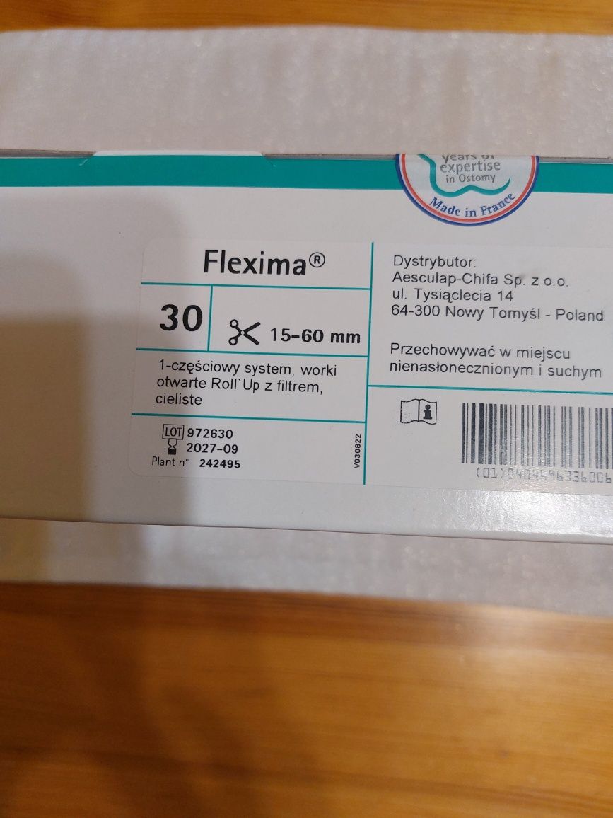 Worki stomijne BBraun odpuszczane