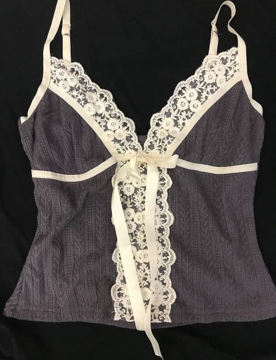 Майка с кружевом женская на брительках y2k sk8