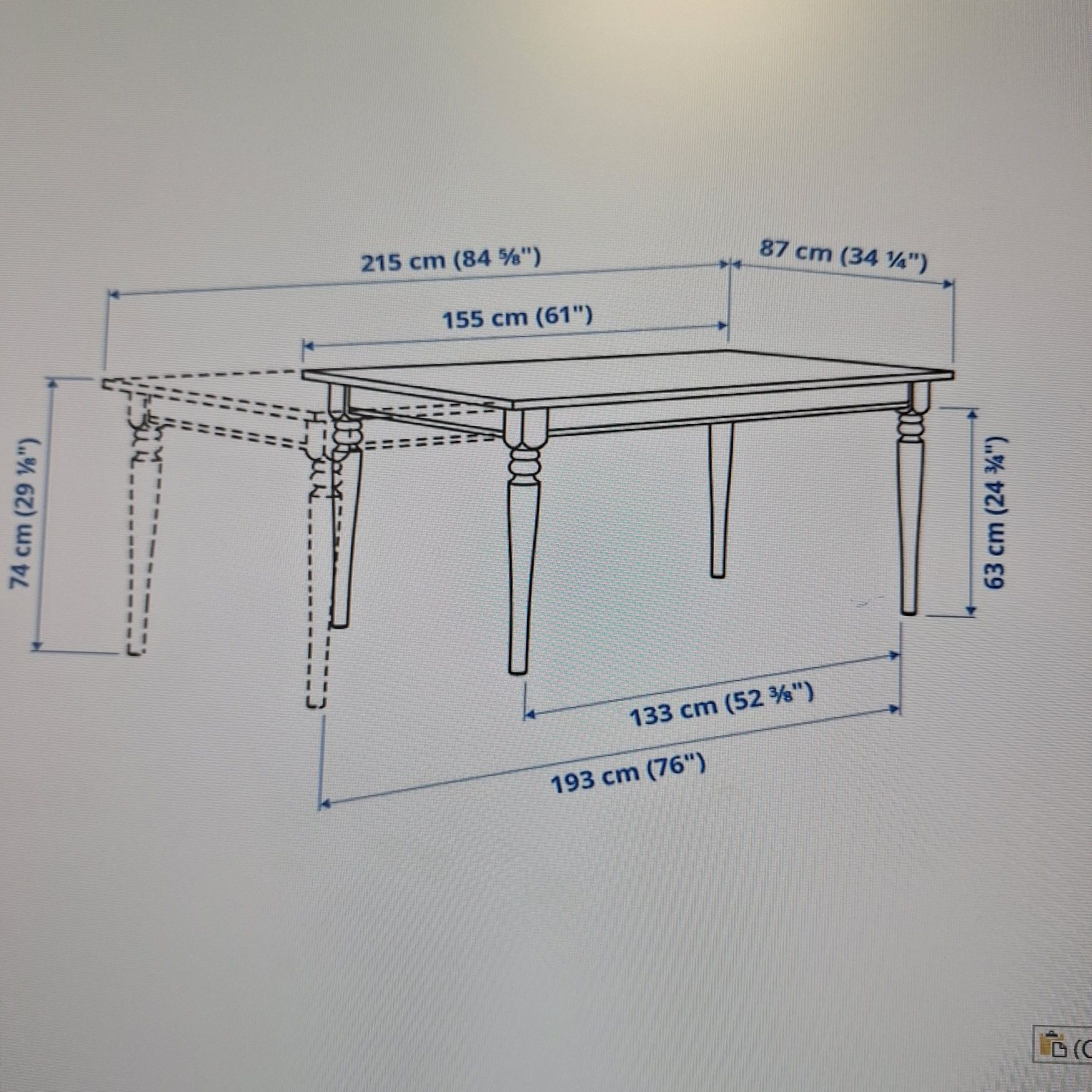 Stół rozkładany IKEA INGATORP