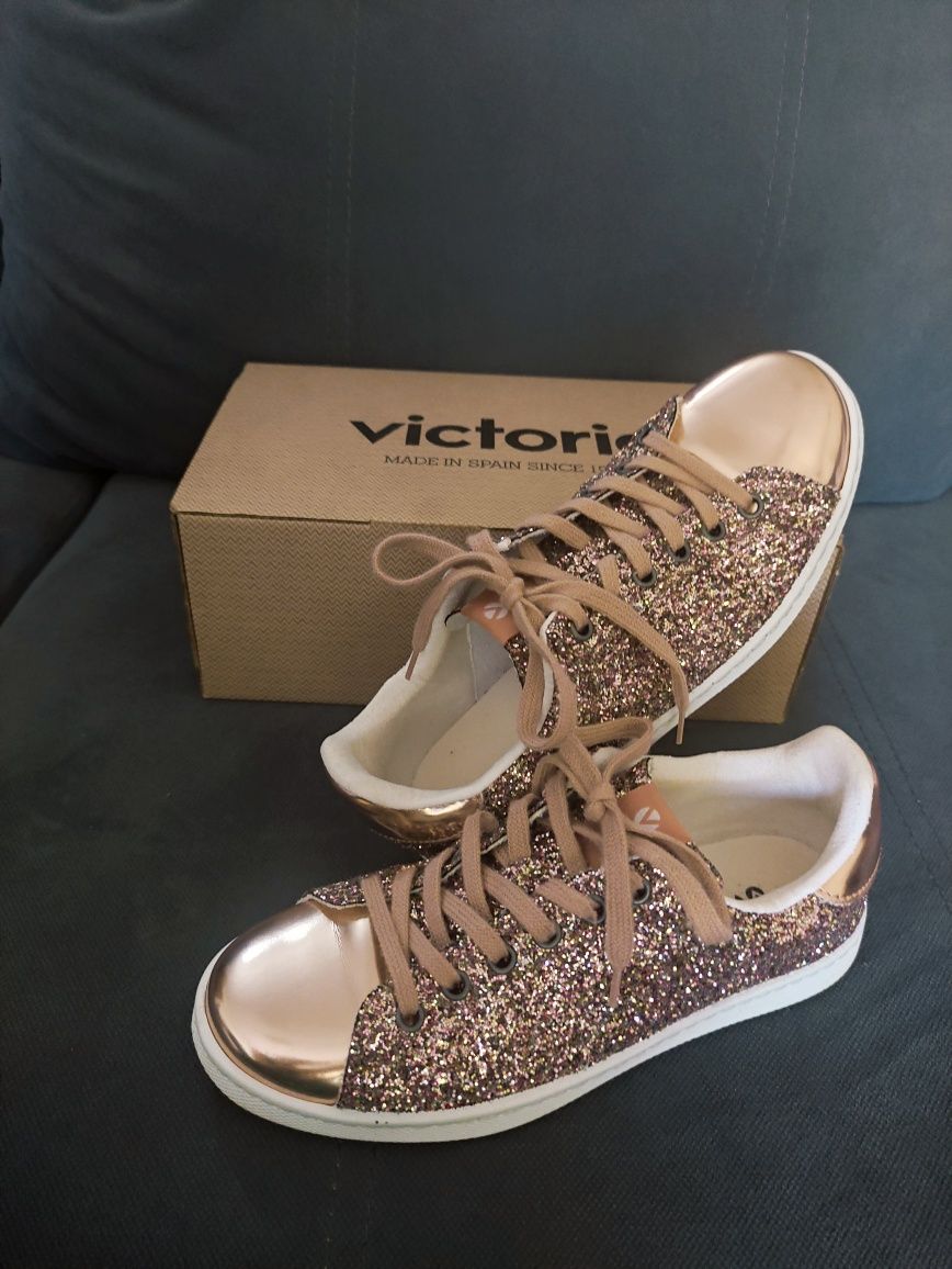 Victoria Sneakers Glitter - Rose Gold - tam. 37