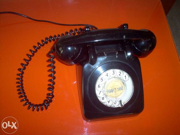 telefone preto vintage - melhor oferta