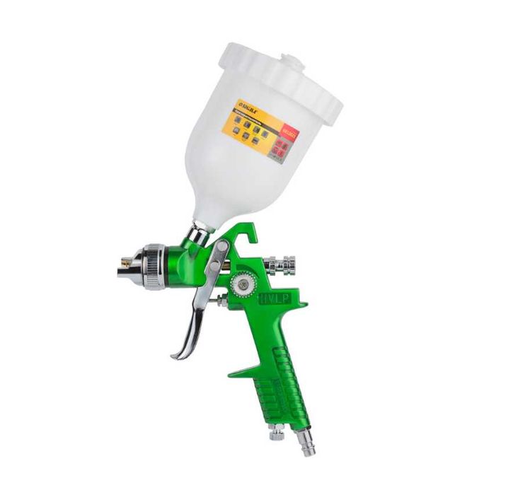 Фарборозпилювач Sigma HVLP 1.4 мм з верхнім баком 600 мл Green Сад /