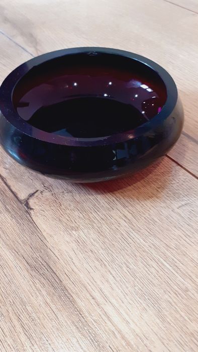 Kielich Pucharek Krosno i taka miseczka jak popielniczka z prl