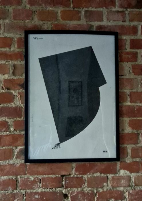 Plakat w ramie Jakuba Kamińskiego –  wena - nowoczesna grafika
