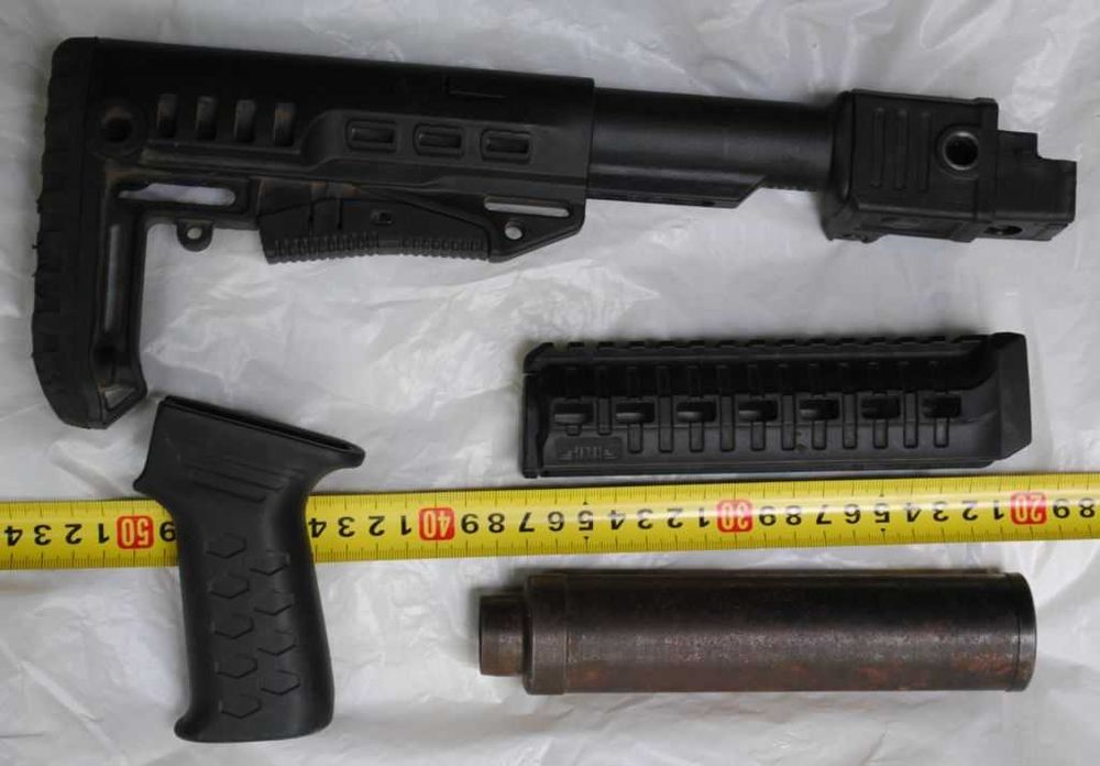 Телескопічний приклад для АКМ , АК-74 та ін. обвіс. Все разом.