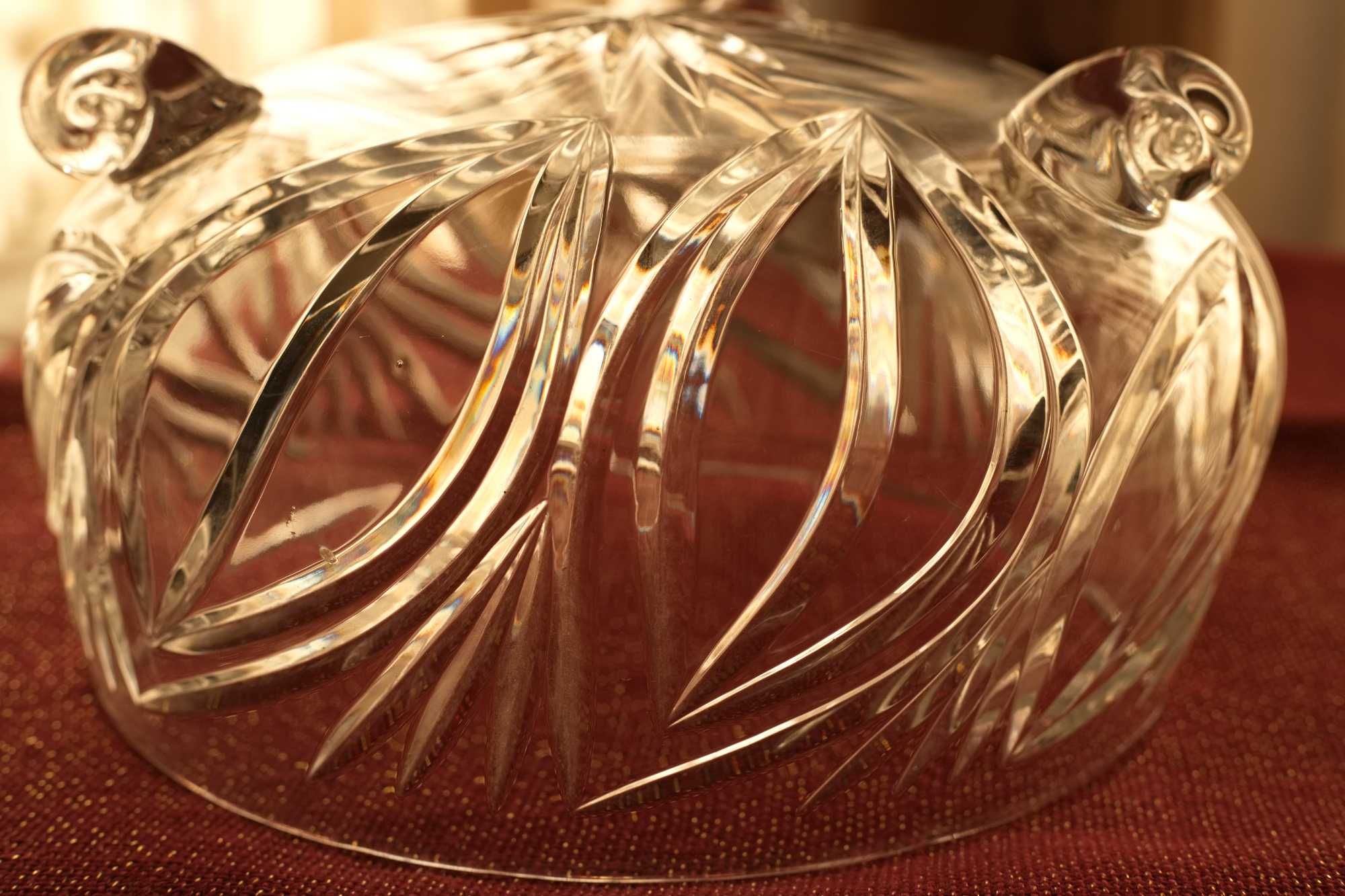 Taça em Cristal Vintage com motivos florais
