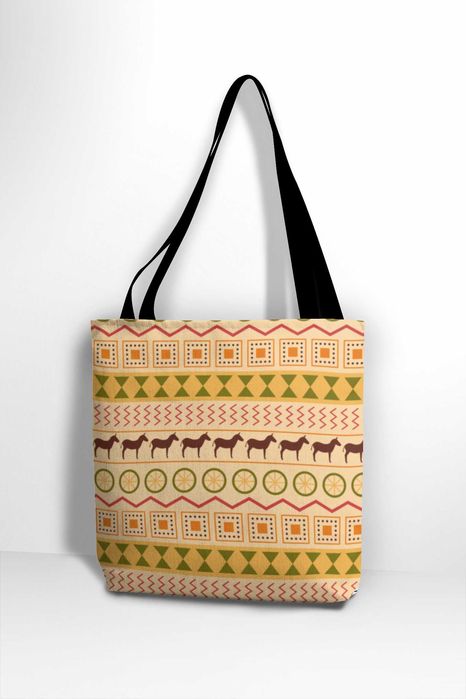 Tote Bag Personalizada Tema Argélia Tamanho 40 x 40 cm # 1005