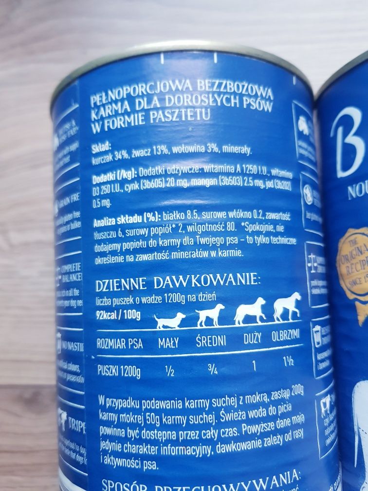 Karma dla dorosłych  psów 3x 1200g  Butchers