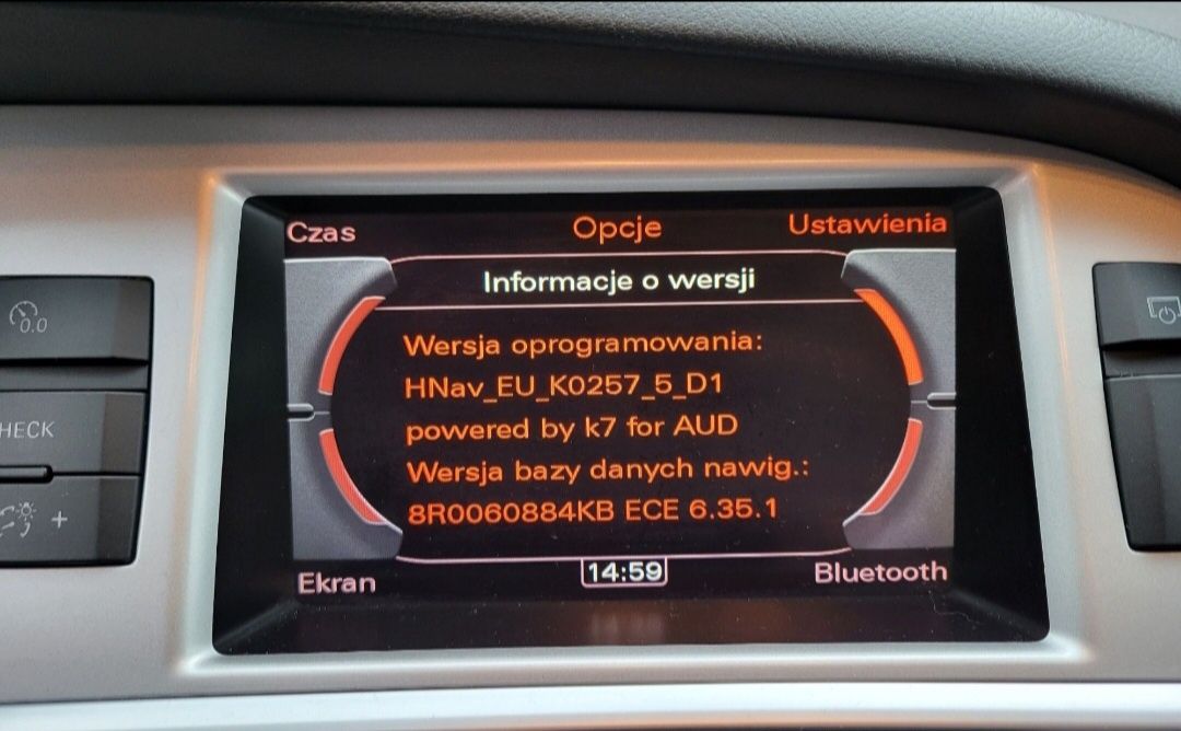 Audi język polski lektor mapy BNAV HNAV 3G
