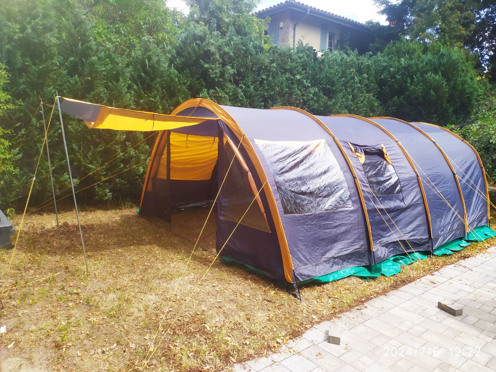 Namiot bardzo wygodny DUŻY 4 x 6 m2