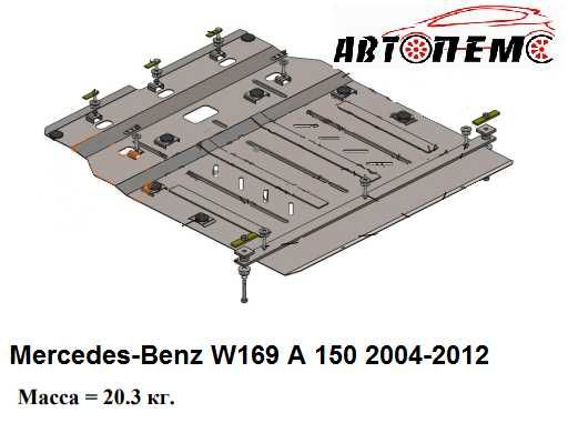 Захист двигуна Mercedes 190 A-CLASS B-CLASS E-CLASS C-CLASS Citan CLA