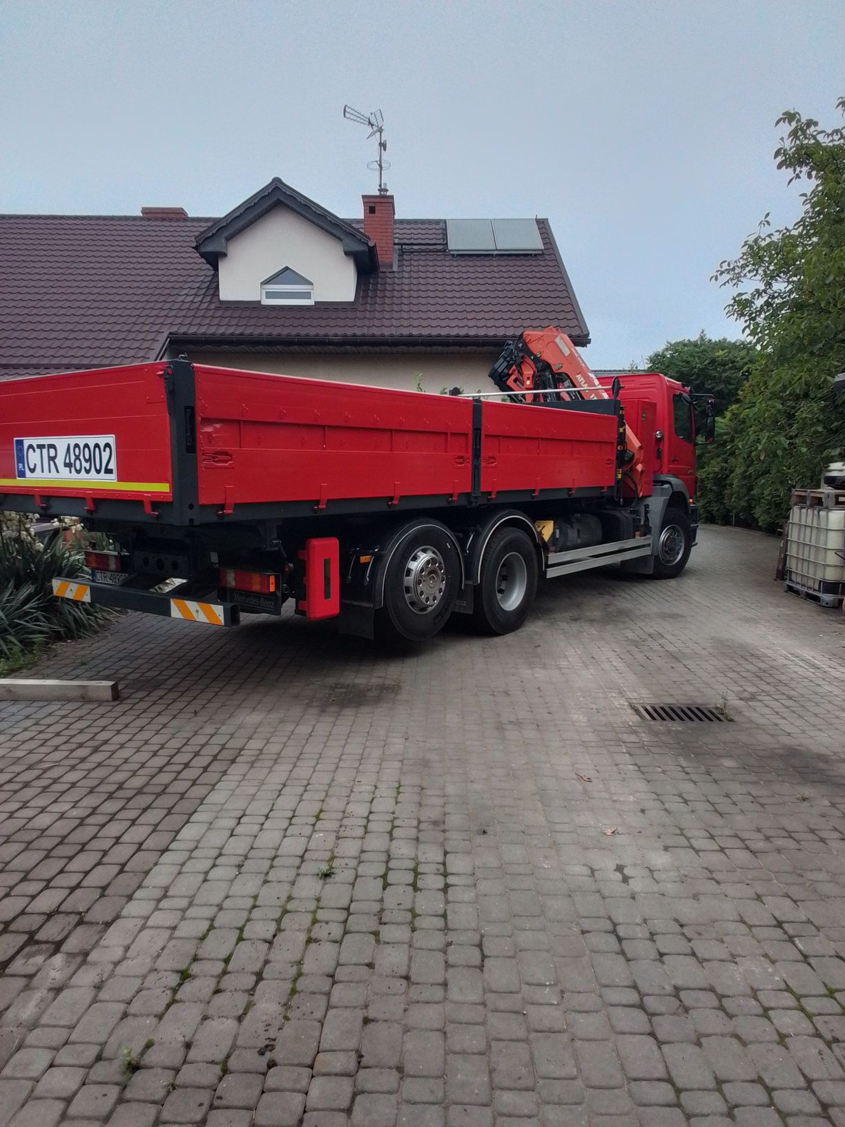 Mercedes axor 2533 wywrotka HDS /Zamiana