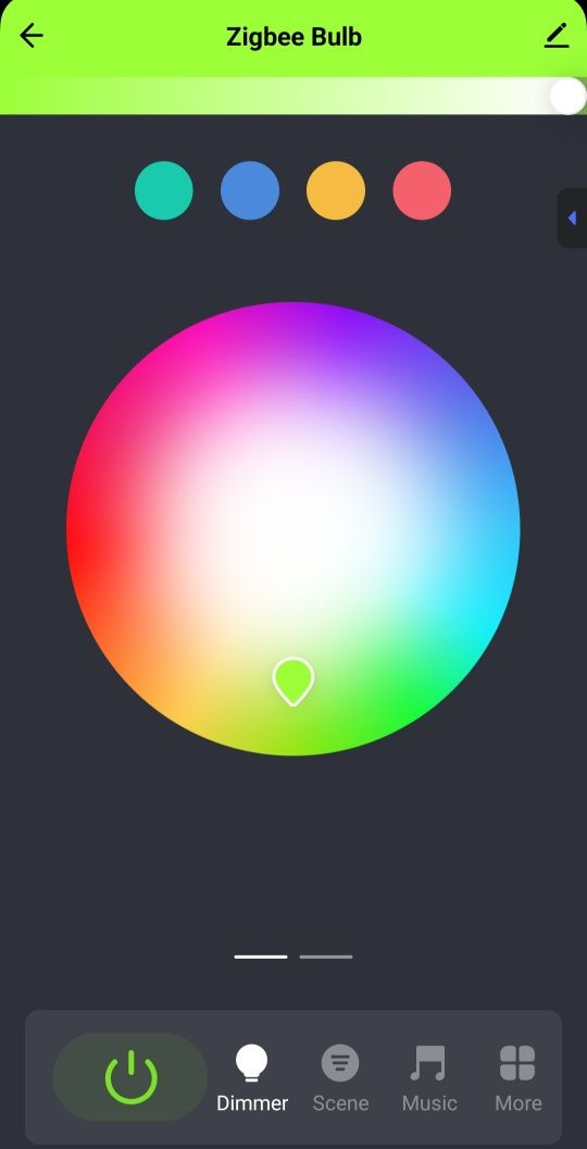 Zigbee żarówka LED E27 10W/3W RGB+CW+WW Tuya Smart life
