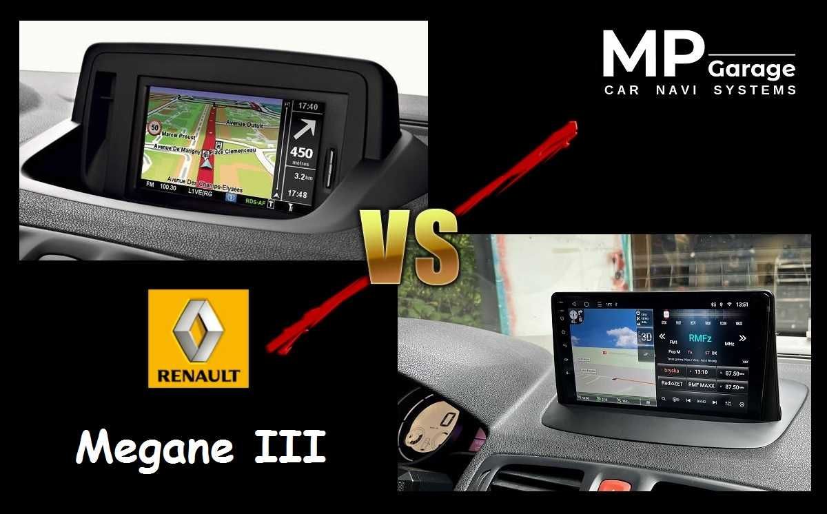 Nawigacja Android Renault Megane 3 CarPlay/AA Qled 4G Montaż